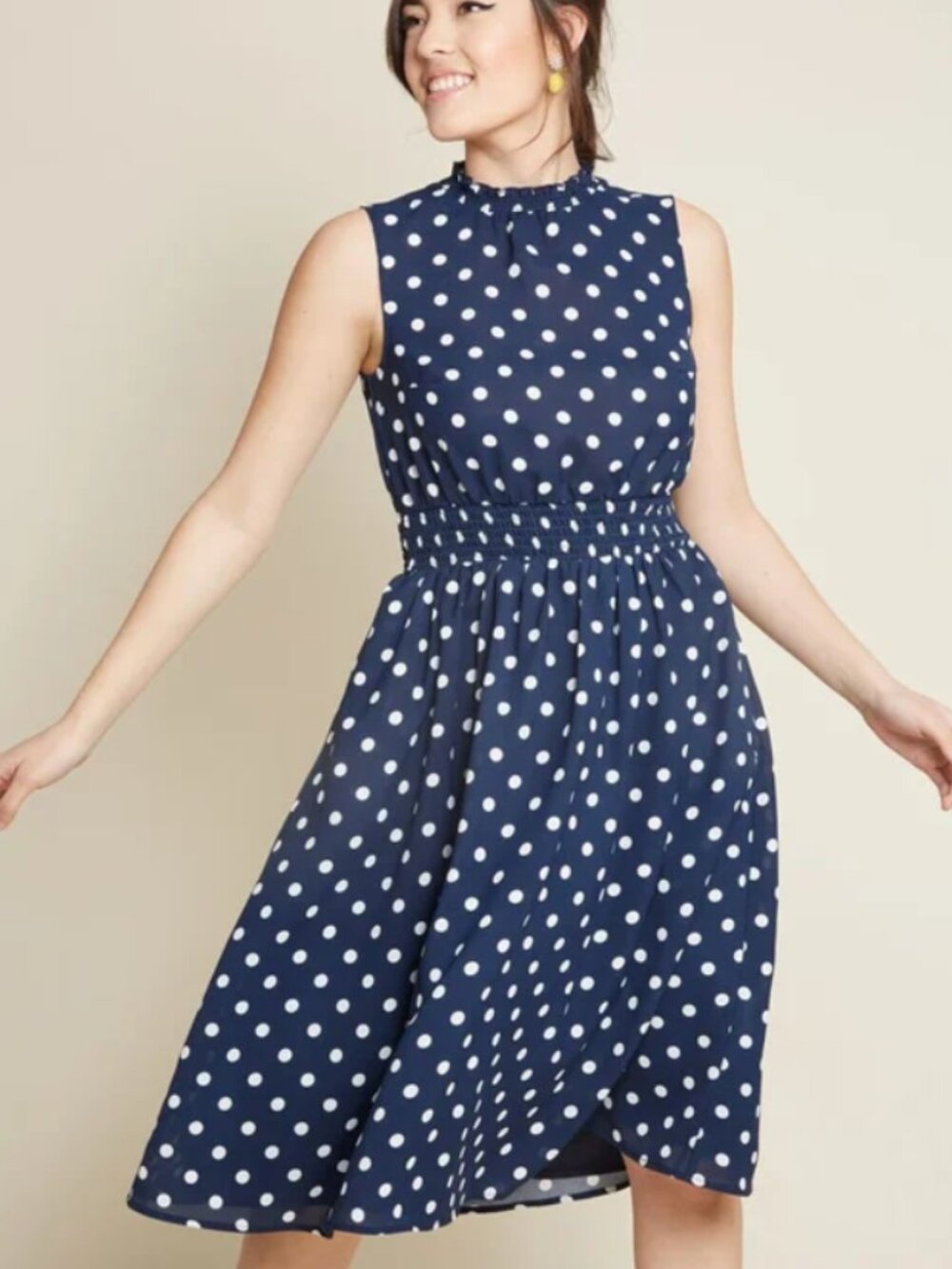 Savor the Occasion Polka Dot A-Line Dress
